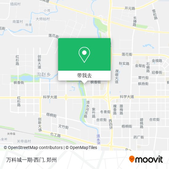 万科城一期-西门地图