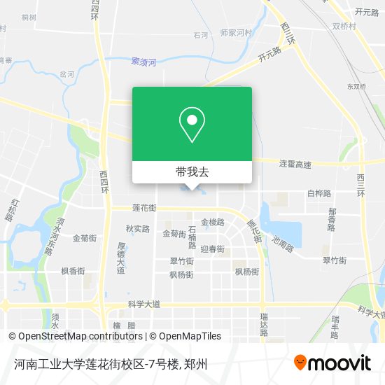 河南工业大学莲花街校区-7号楼地图