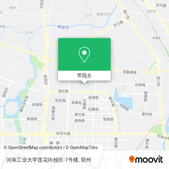 河南工业大学莲花街校区-7号楼地图