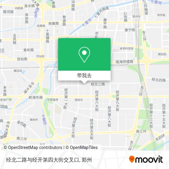 经北二路与经开第四大街交叉口地图