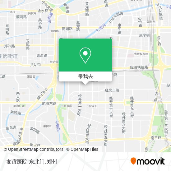 友谊医院-东北门地图