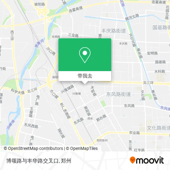 博颂路与丰华路交叉口地图