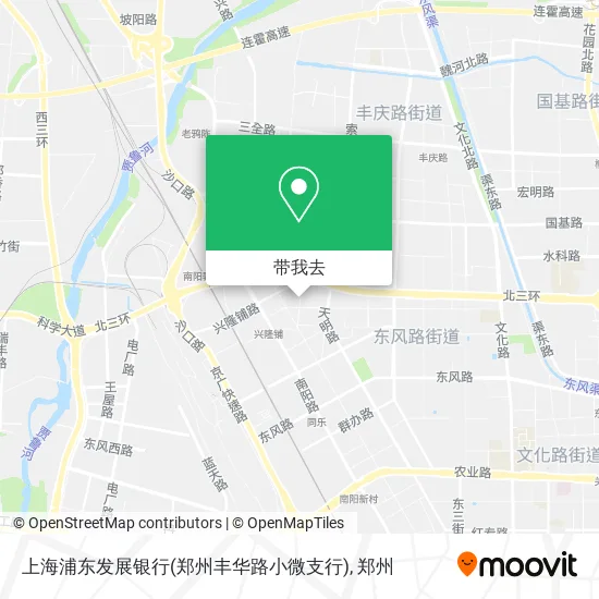 上海浦东发展银行(郑州丰华路小微支行)地图