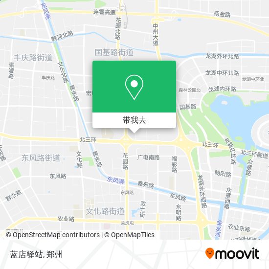 蓝店驿站地图