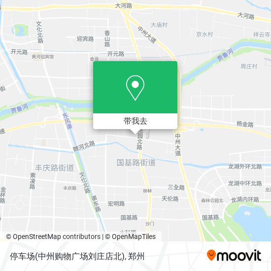 停车场(中州购物广场刘庄店北)地图