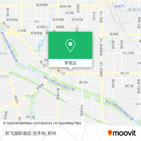 郑飞国际酒店-洗手间地图