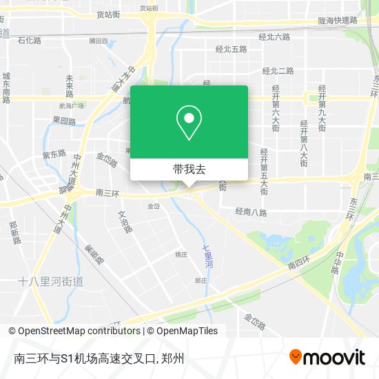 南三环与S1机场高速交叉口地图