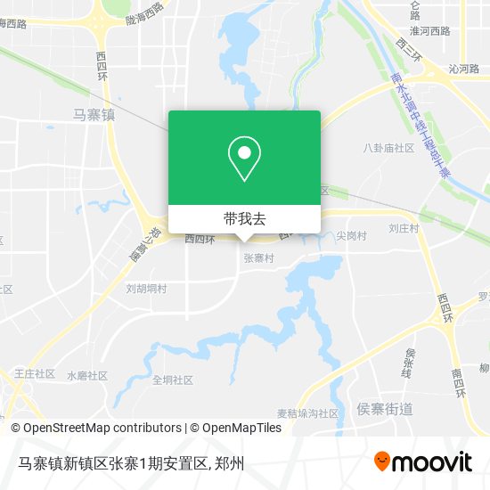 马寨镇新镇区张寨1期安置区地图