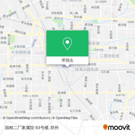 国棉二厂家属院-53号楼地图