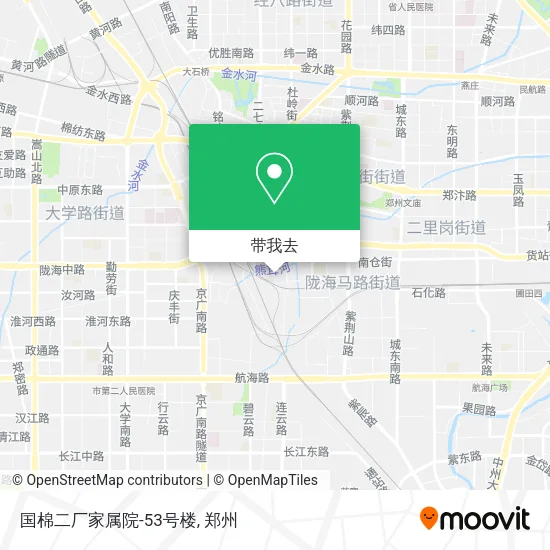 国棉二厂家属院-53号楼地图
