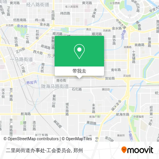 二里岗街道办事处-工会委员会地图