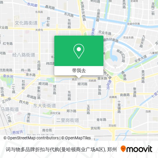 词与物多品牌折扣与代购(曼哈顿商业广场A区)地图