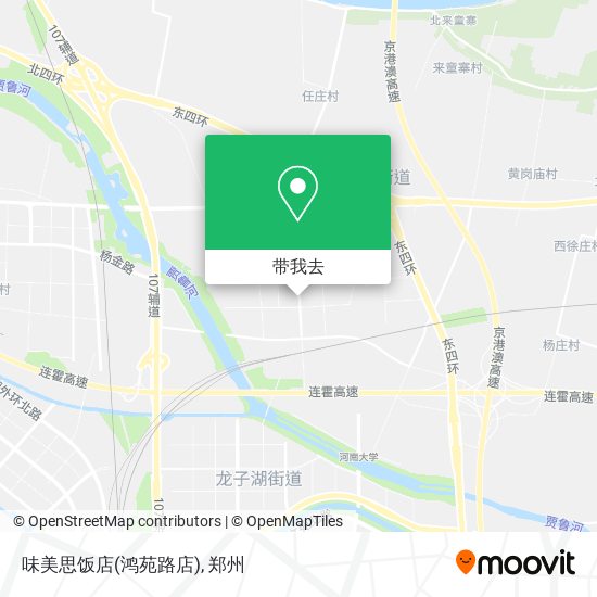 味美思饭店(鸿苑路店)地图