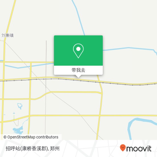 招呼站(康桥香溪郡)地图