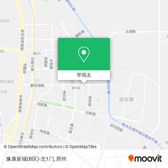 豫康新城(B区)-北1门地图