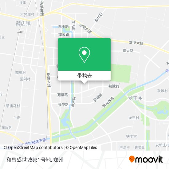 和昌盛世城邦1号地地图