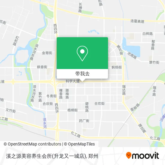 溪之源美容养生会所(升龙又一城店)地图