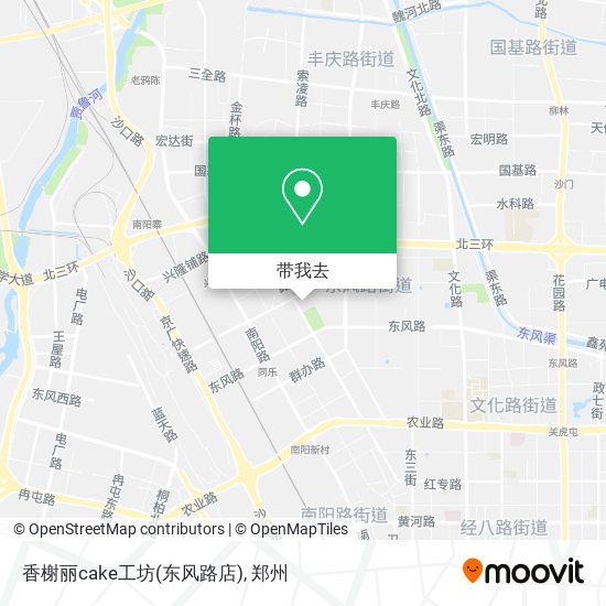 香榭丽cake工坊(东风路店)地图