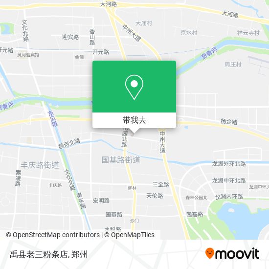 禹县老三粉条店地图