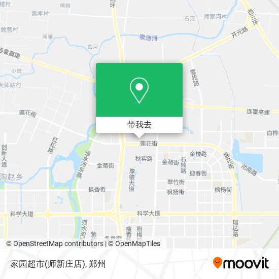 家园超市(师新庄店)地图