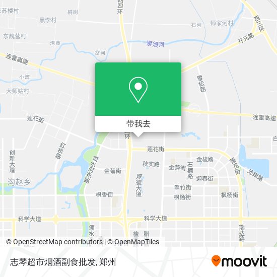 志琴超市烟酒副食批发地图