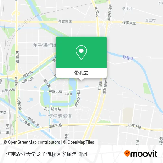 河南农业大学龙子湖校区家属院地图