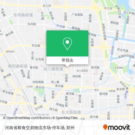 河南省粮食交易物流市场-停车场地图