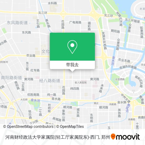 河南财经政法大学家属院(轻工厅家属院东)-西门地图
