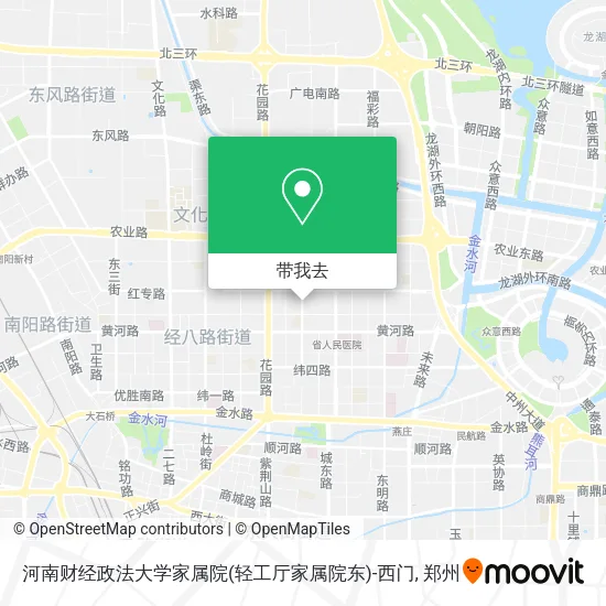 河南财经政法大学家属院(轻工厅家属院东)-西门地图
