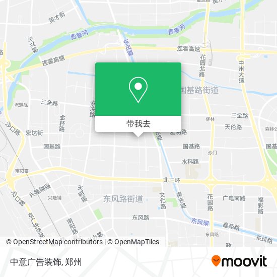 中意广告装饰地图