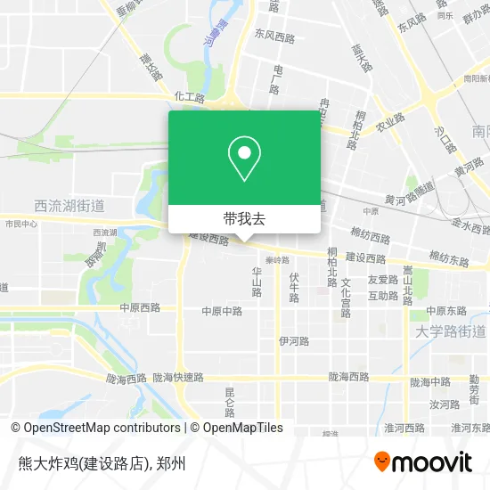 熊大炸鸡(建设路店)地图