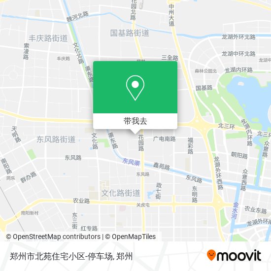 郑州市北苑住宅小区-停车场地图