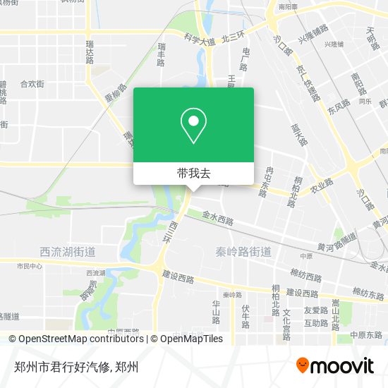 郑州市君行好汽修地图