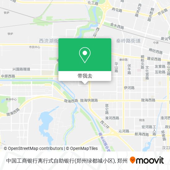 中国工商银行离行式自助银行(郑州绿都城小区)地图