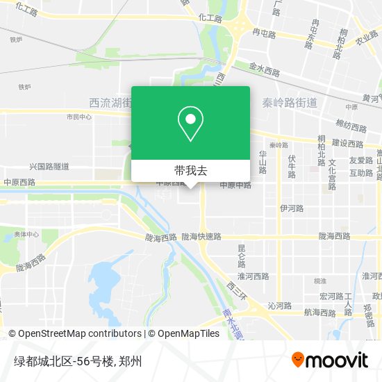 绿都城北区-56号楼地图