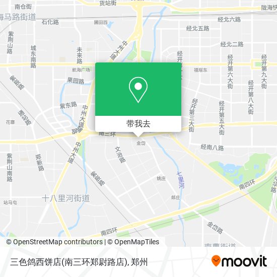 三色鸽西饼店(南三环郑尉路店)地图