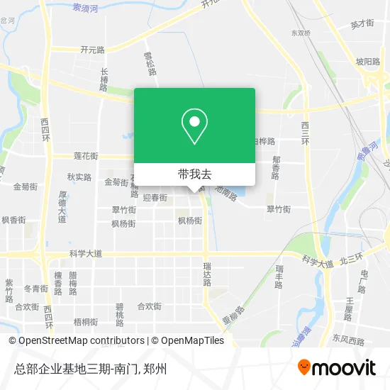 总部企业基地三期-南门地图