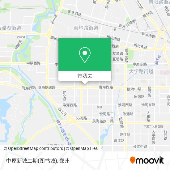 中原新城二期(图书城)地图