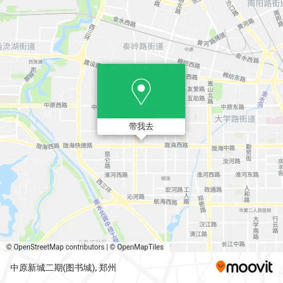 中原新城二期(图书城)地图