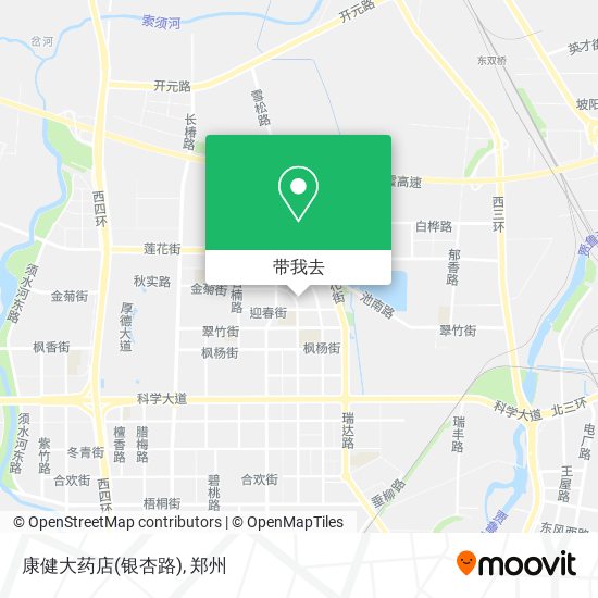 康健大药店(银杏路)地图