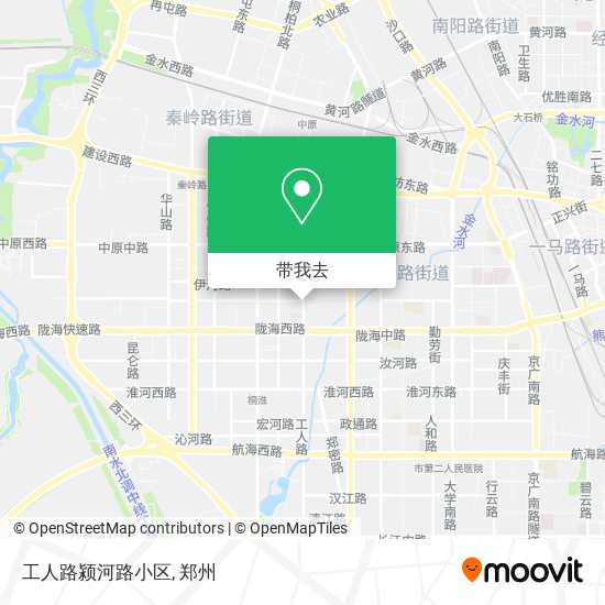 工人路颍河路小区地图