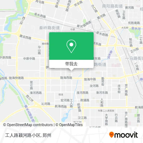 工人路颍河路小区地图