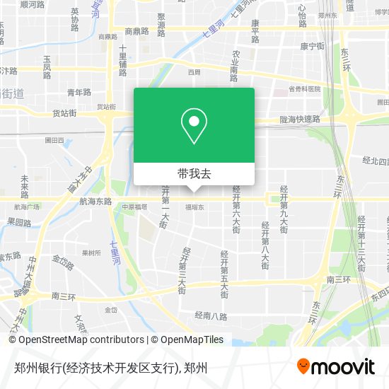 郑州银行(经济技术开发区支行)地图
