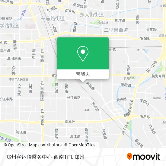 郑州客运段乘务中心-西南1门地图