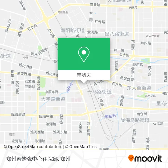 郑州蜜蜂张中心住院部地图