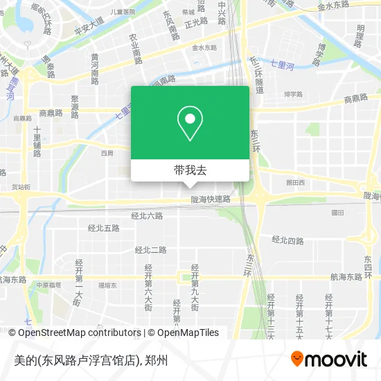 美的(东风路卢浮宫馆店)地图