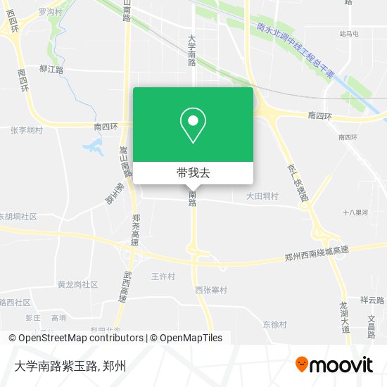 大学南路紫玉路地图