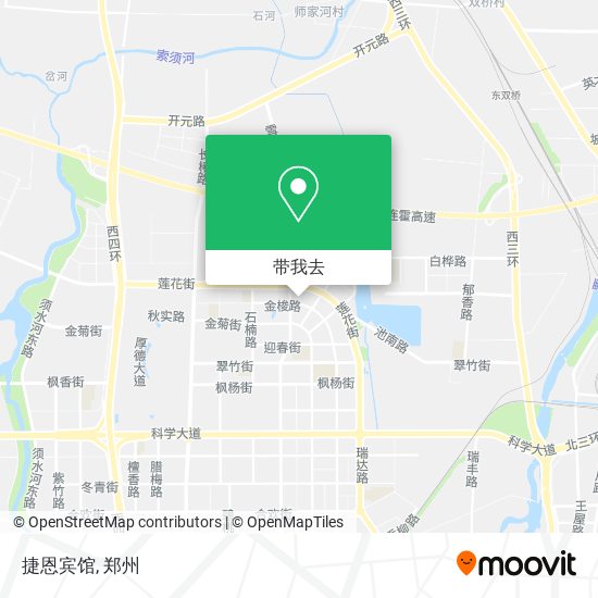捷恩宾馆地图
