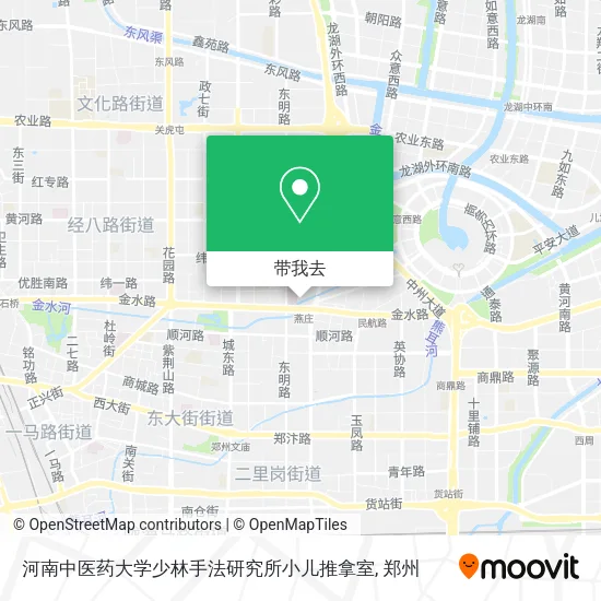 河南中医药大学少林手法研究所小儿推拿室地图