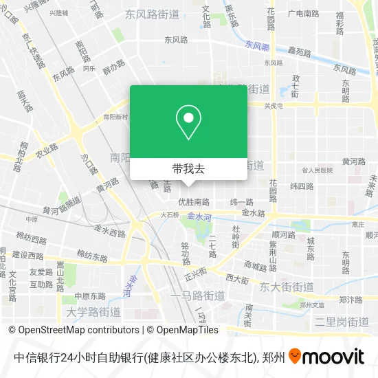 中信银行24小时自助银行(健康社区办公楼东北)地图
